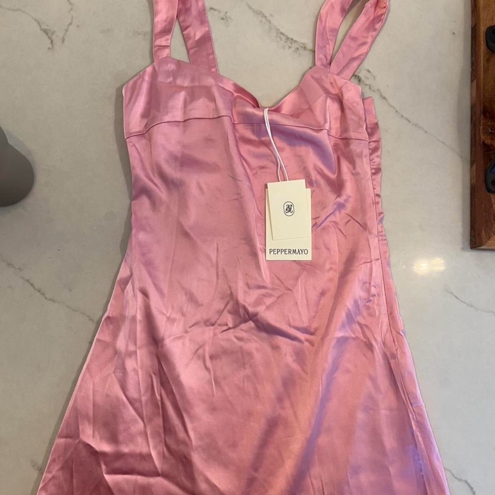 Peppermayo Elegant Light Pink Sleeveless Dress - Picture 2 of 2